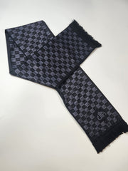 99 Names of Allah Checkered Scarf (Black)