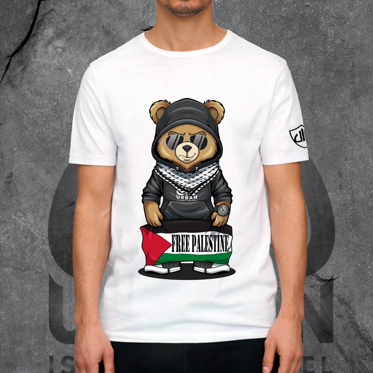 Keffiyeh bear tee shirt (unisex)