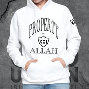 Hoodie Property of ’Allah (Blanc)